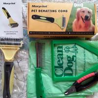 Kit spazzola taglia unghie accessori cane
