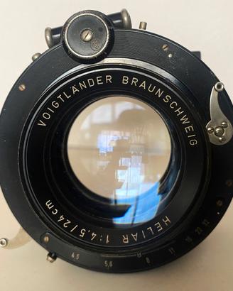 VOIGTLANDER  HELIAR 24cm F4.5 Compound SINAR board