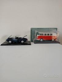 Lotto modelli 1:24 VW T1 Combi + Alfa Romeo Spider