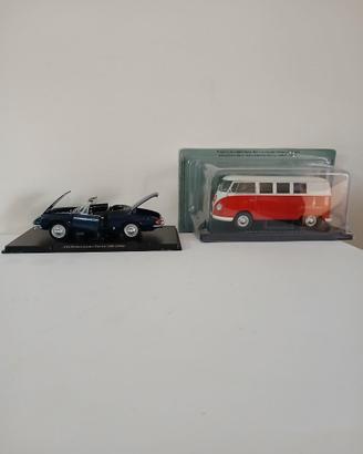 Lotto modelli 1:24 VW T1 Combi + Alfa Romeo Spider