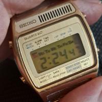 orologio seiko LC LCD A159 4039 G Gold