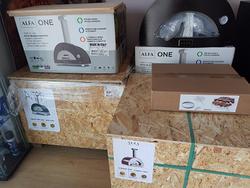 Forno alfa legna gas inox portatile giardino ibrid