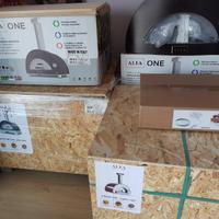 Forno alfa legna gas inox portatile giardino ibrid