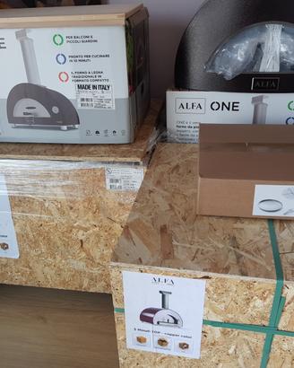 Forno alfa legna gas inox portatile giardino ibrid