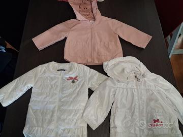 Giubbotti neonata 3 e 6 mesi