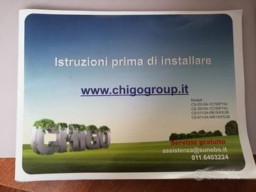 Per condizionatore CHIGO istruzioni e telecomando
