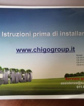 Per condizionatore CHIGO istruzioni e telecomando