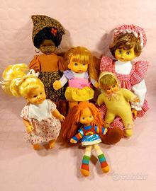 lotto Bambole MORBIDE -anni 80-