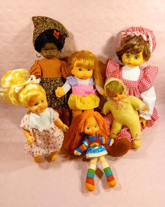 lotto Bambole MORBIDE -anni 80-