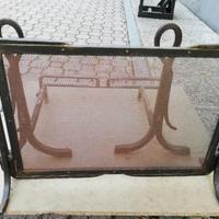 Parascintille camino in ferro battuto