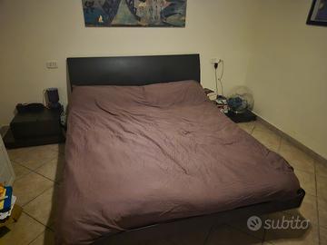 Camera matrimoniale modera in legno scuro  - Jesse