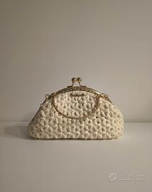 Pochette Artigianale "Punto Stella" Lusso Crochet