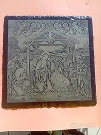 targhe o orologi su ardesia personalizzata con fot