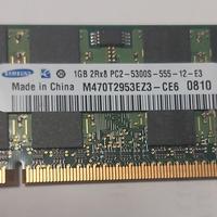 MEMORIA NOTEBOOK RAM DDR2 1GB PC2-5300S-555