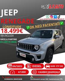 Jeep Renegade 1.6 Mjt 130 CV Longitude