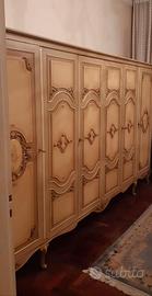 Solo armadio e letto, barocco veneziano.