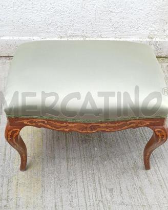 POUF INTARSIATO SEDUTA VERDE