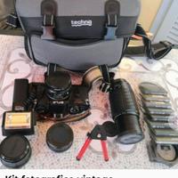 kit fotografico vintage 