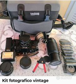 kit fotografico vintage 