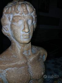 scultura impero romano vintage in pietra 