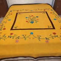 Coperta matrimoniale in lana, fatto a mano 