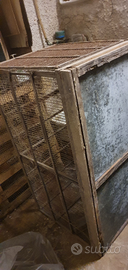 Voliera 120 in legno da restaurare