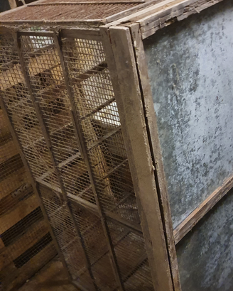 Voliera 120 in legno da restaurare