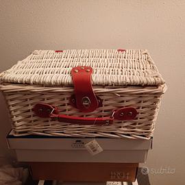 Cesto da picnic in vimini