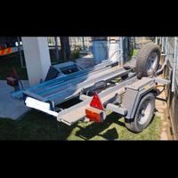 Carretto per trasporto di 3 moto