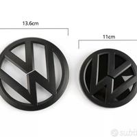 GOLF 6 GOLF 7 coppia loghi logo gti gtd r line ner