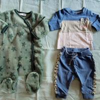 2 completi neonato 2-4 mesi (62cm)