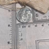 Antica Medaglietta Prima Comunione con fiocco