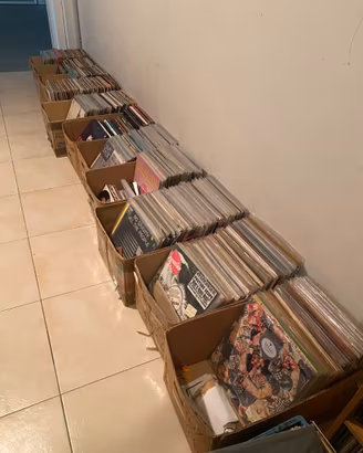 stock 1300 vinili dischi mix discoteca