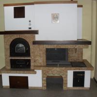 Camino forno da interno