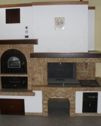 Camino forno da interno