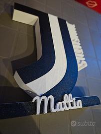 logo Juventus personalizzato in 3D 