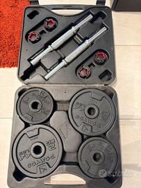 Domyos Kit manubri e pesi  20kg