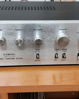 amplificatore coral sa230