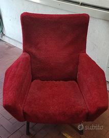 COPPIA POLTRONE DA SALOTTO VINTAGE ANNI '50