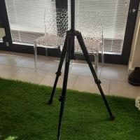 Treppiede Manfrotto 055XB con testa professionale