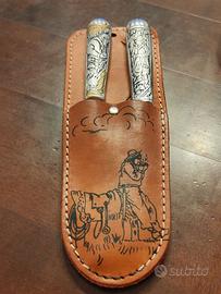 Set posate stile argentino vintage con fodero