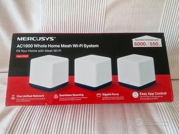 WiFi mesh HALO H50G TP-Link Mercusys 1900 3 ripet 