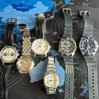 Citizen, Casio,Swatch, Sugess,Cadisen 