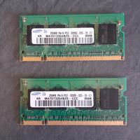 N.2 Memoria RAM Samsung 256MB DDR2