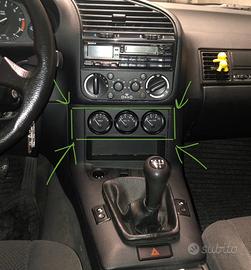 Flangia piastra porta strumenti manometri Bmw E36