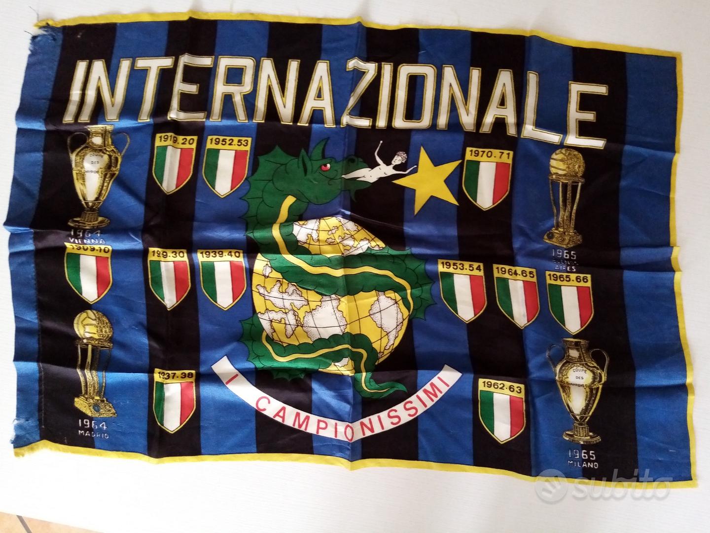 Bandiera Inter vintage anni 70 - Sports In vendita a Modena
