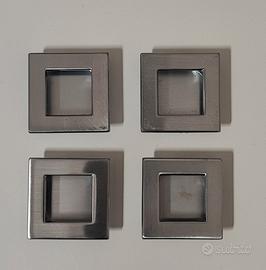 4 Maniglie incassate/da incasso per ante/porte