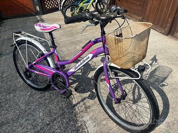 Bici viola bambina