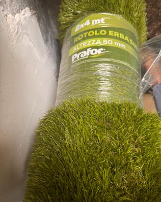 Rotolo Erba Sintetica 2x4mt 50mm