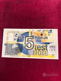 Banconota 5 fiorini Olanda 1998 prova